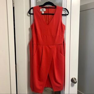 Coral mini dress, like new